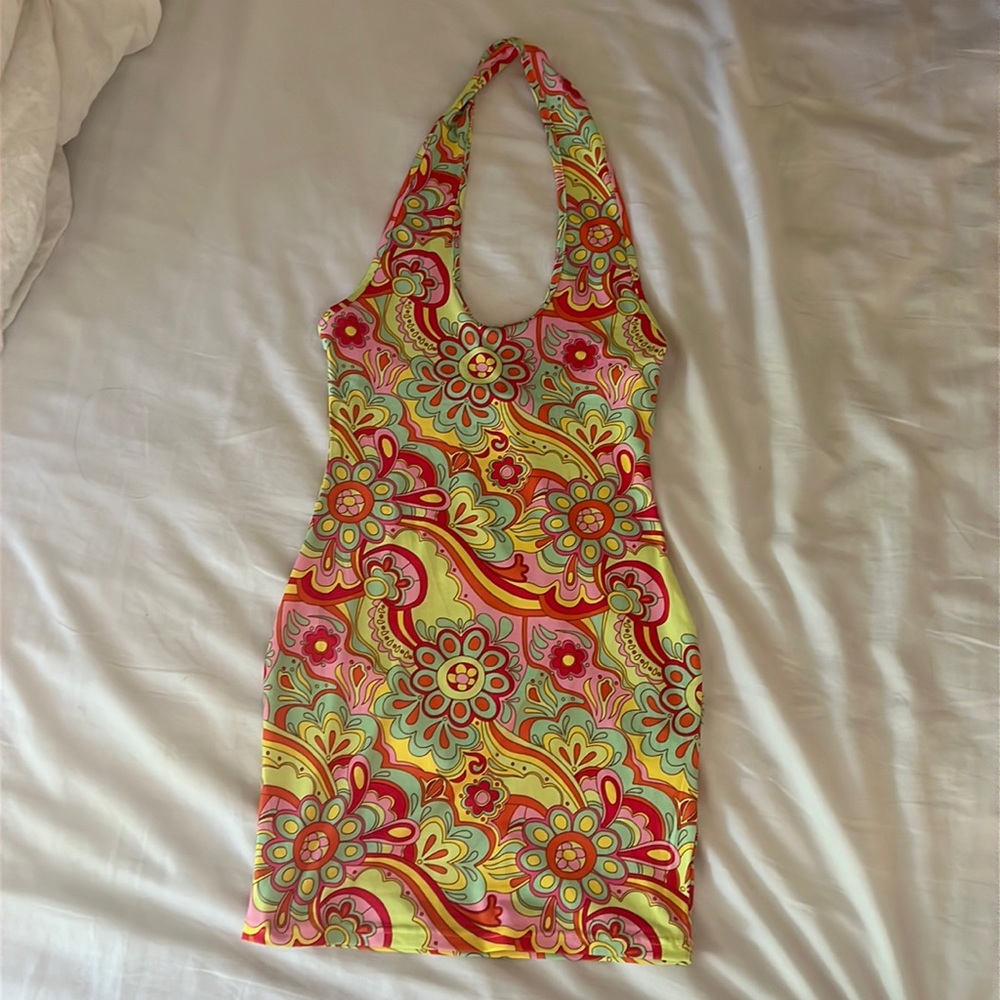 HALTER DRESS - Picture 3 of 4